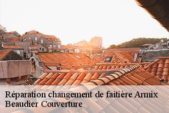Réparation changement de faitière  armix-01510 Beaudier Couverture 