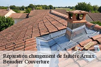 Réparation changement de faitière  armix-01510 Beaudier Couverture 