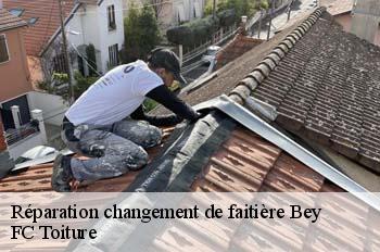 Réparation changement de faitière  bey-01290 FC Toiture