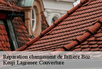 Réparation changement de faitière boz-01190 Kenji Lagrenee Couverture