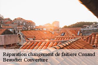 Réparation changement de faitière  conand-01230 Beaudier Couverture 