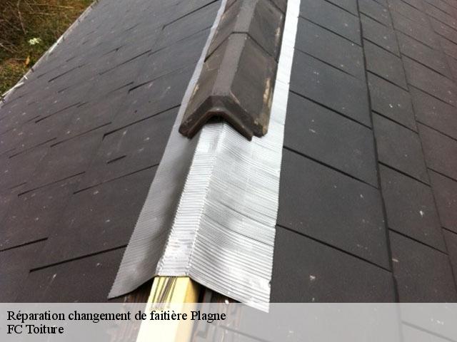 Réparation changement de faitière  plagne-01130 FC Toiture