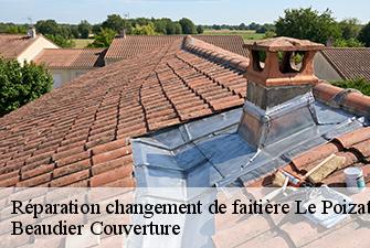 Réparation changement de faitière  le-poizat-01130 Beaudier Couverture 