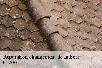 Réparation changement de faitière  le-mas-rillier-01700 Beaudier Couverture 