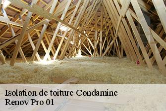 Isolation de toiture  condamine-01430 Renov Pro 01