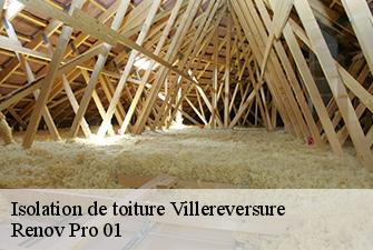 Isolation de toiture  villereversure-01250 Renov Pro 01