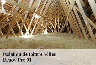 Isolation de toiture  villes-01200 Renov Pro 01