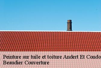 Peinture sur tuile et toiture  andert-et-condon-01300 Beaudier Couverture 
