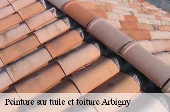 Peinture sur tuile et toiture  arbigny-01190 