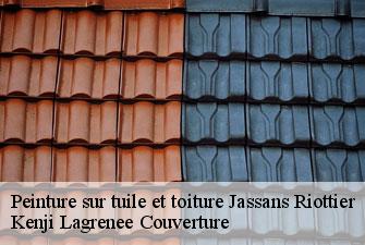 Peinture sur tuile et toiture jassans-riottier-01480 Kenji Lagrenee Couverture