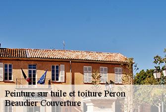 Peinture sur tuile et toiture  peron-01630 Beaudier Couverture 