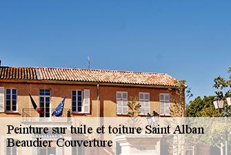 Peinture sur tuile et toiture  saint-alban-01450 Beaudier Couverture 