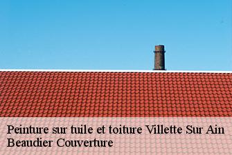 Peinture sur tuile et toiture  villette-sur-ain-01320 Beaudier Couverture 