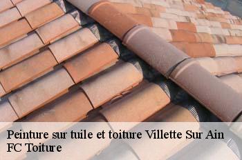 Peinture sur tuile et toiture  villette-sur-ain-01320 FC Toiture