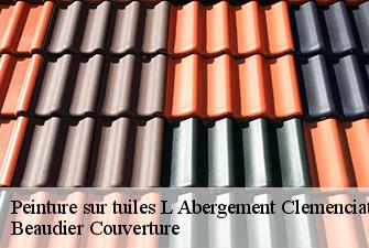 Peinture sur tuiles  l-abergement-clemenciat-01400 Beaudier Couverture 