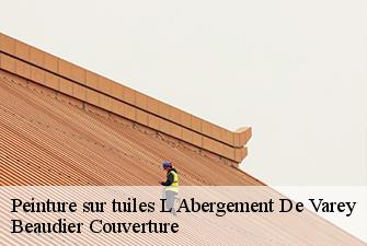 Peinture sur tuiles  l-abergement-de-varey-01640 Beaudier Couverture 