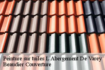 Peinture sur tuiles  l-abergement-de-varey-01640 Beaudier Couverture 