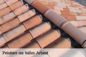 Peinture sur tuiles  arbent-01100 