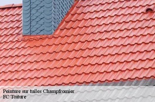 Peinture sur tuiles  champfromier-01410 FC Toiture