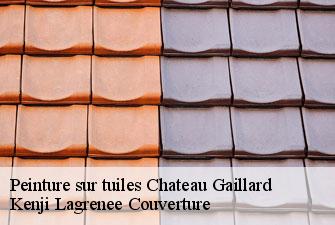 Peinture sur tuiles  chateau-gaillard-01500 Kenji Lagrenee Couverture