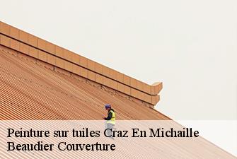 Peinture sur tuiles  craz-en-michaille-01200 Beaudier Couverture 