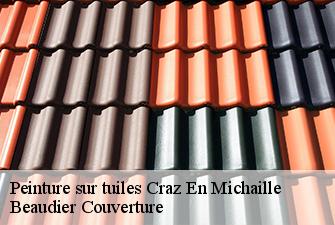 Peinture sur tuiles  craz-en-michaille-01200 Beaudier Couverture 