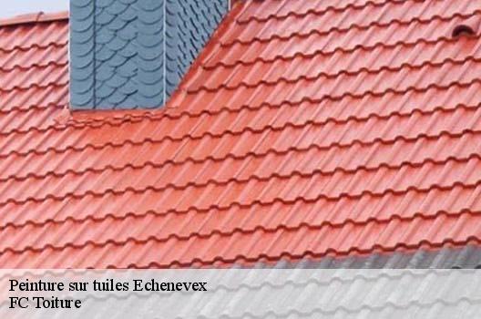 Peinture sur tuiles  echenevex-01170 