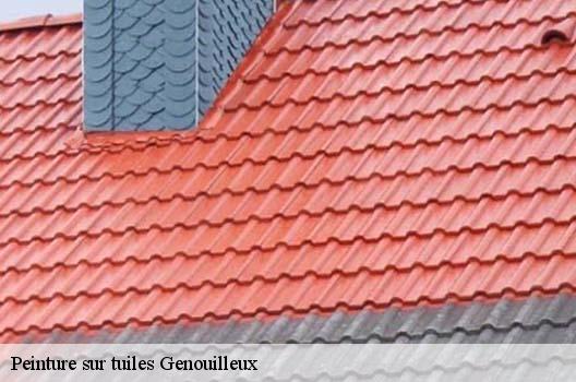 Peinture sur tuiles  genouilleux-01090 