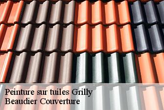 Peinture sur tuiles  grilly-01220 Beaudier Couverture 