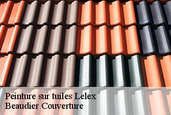 Peinture sur tuiles  lelex-01410 Beaudier Couverture 