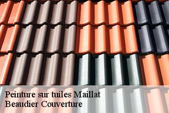 Peinture sur tuiles  maillat-01430 Beaudier Couverture 