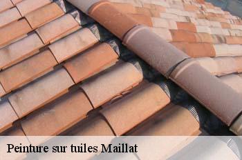 Peinture sur tuiles  maillat-01430 