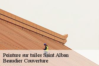 Peinture sur tuiles  saint-alban-01450 Beaudier Couverture 