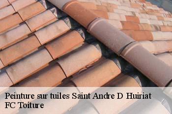 Peinture sur tuiles  saint-andre-d-huiriat-01290 FC Toiture