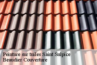 Peinture sur tuiles  saint-sulpice-01340 Beaudier Couverture 
