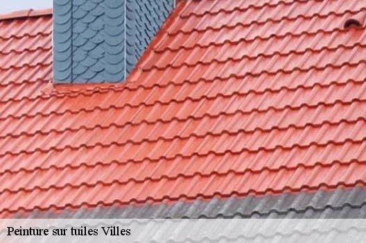 Peinture sur tuiles  villes-01200 