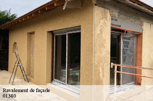 Ravalement de façade  bage-le-chatel-01380 