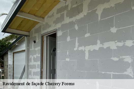 Ravalement de façade  chezery-forens-01200 