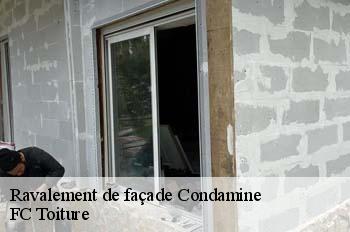 Ravalement de façade  condamine-01430 FC Toiture