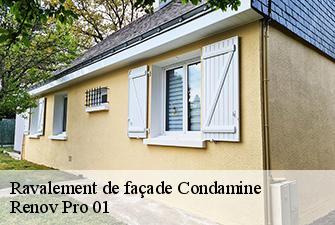 Ravalement de façade  condamine-01430 Renov Pro 01