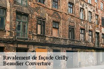Ravalement de façade  grilly-01220 Beaudier Couverture 
