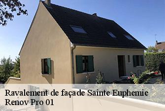 Ravalement de façade  sainte-euphemie-01600 Renov Pro 01
