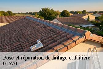 Pose et réparation de faîtage et faîtière asnieres-sur-saone-01570 Kenji Lagrenee Couverture