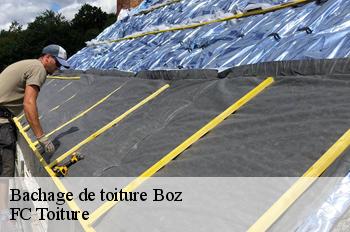 Bachage de toiture  boz-01190 FC Toiture