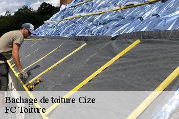 Bachage de toiture  cize-01250 FC Toiture