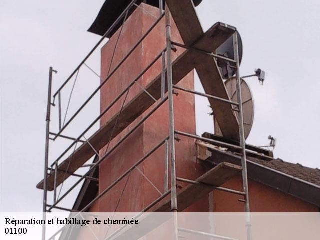 Réparation et habillage de cheminée  apremont-01100 
