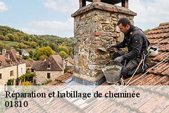 Réparation et habillage de cheminée  bellignat-01810 Beaudier Couverture 