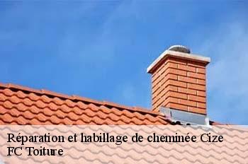 Réparation et habillage de cheminée  cize-01250 FC Toiture