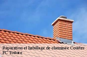 Réparation et habillage de cheminée  courtes-01560 FC Toiture