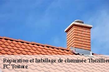 Réparation et habillage de cheminée  thezillieu-01110 FC Toiture